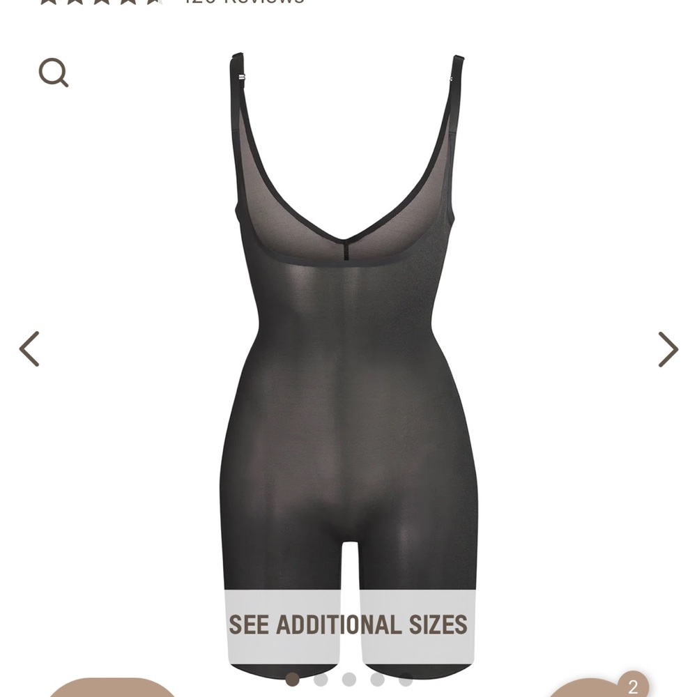 Skims SHEER SCULPT OPEN BUST BODYSUIT